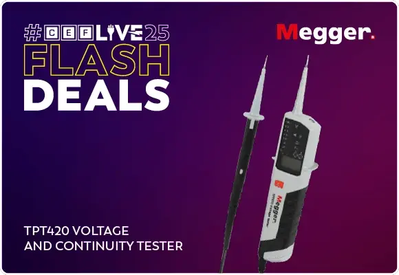 Megger TPT420 voltage and continuity tester